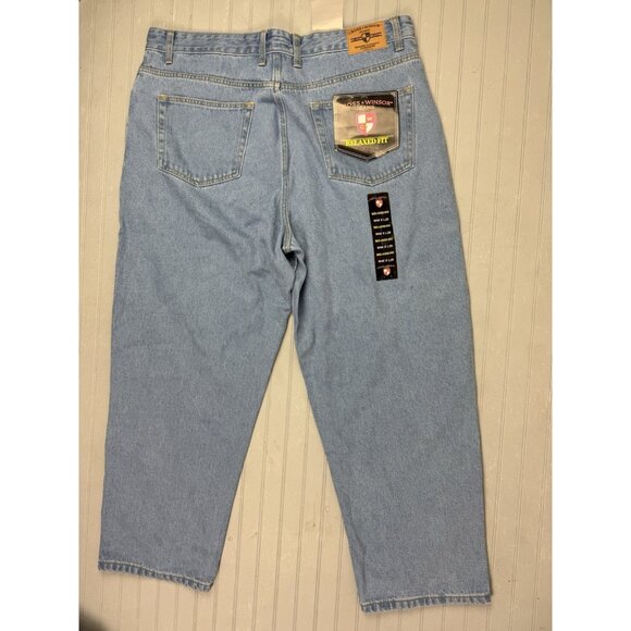 Cross & Winsor Size 40x29 Mens Jeans Relaxed Cotton (Actual Inseam 27.5) Light - Picture 5 of 5